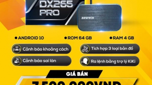 Android Box Zestech DX265 Pro tích hợp camera hành trình, bảo hành 2 năm